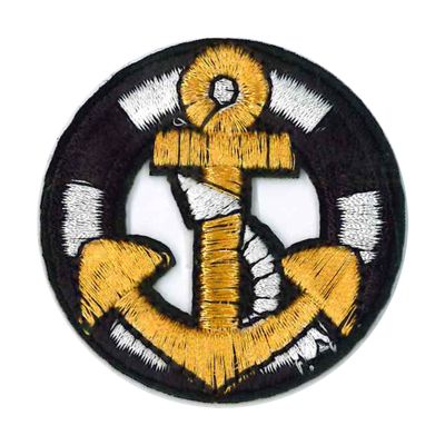 Applicatie marine anker zwart