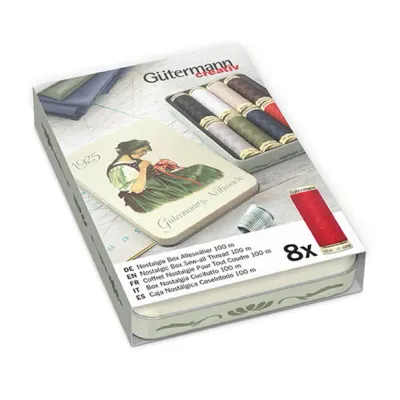 Gütermann nostalgie set 8 x 100 m