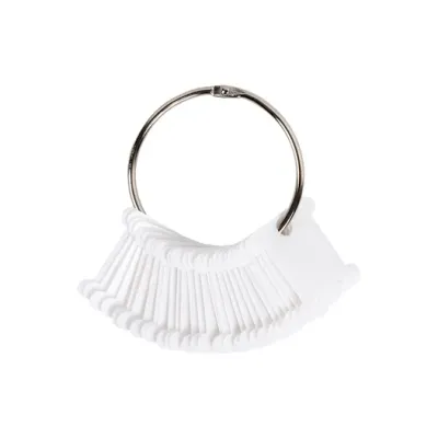 Ring met wikkelkaartjes voor borduurgaren 28 stuks