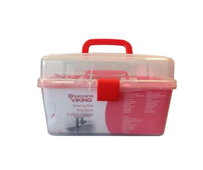 Husqvarna naaibox gevuld met basis accessoires