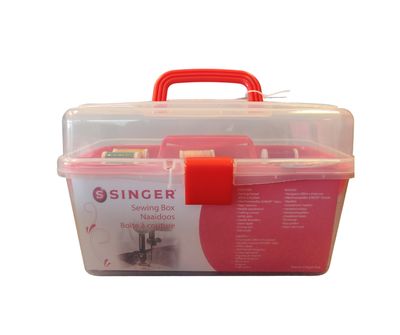 Singer naaibox gevuld met basis accessoires