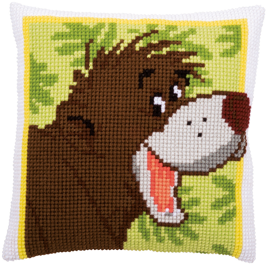 Kruissteek kussen Disney "Baloo"
