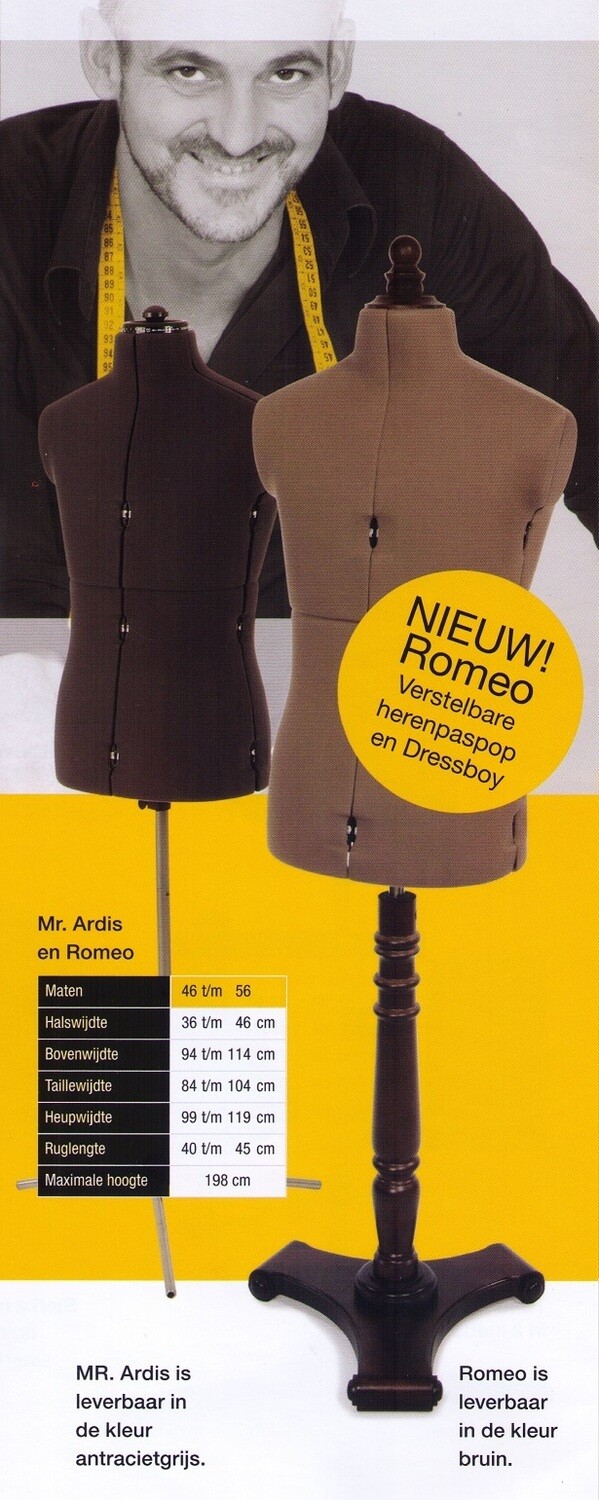 Paspop Mr Ardis voor heren
