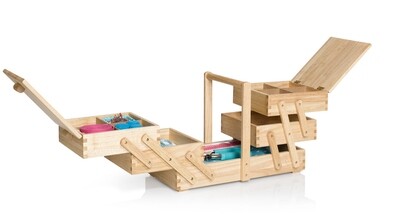 Houten naaibox naturel