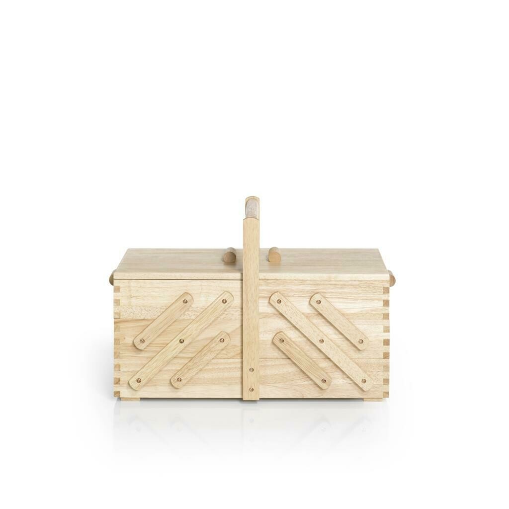 Houten naaibox naturel