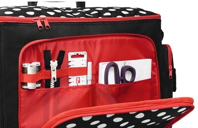 Trolley voor naaimachine polkadots