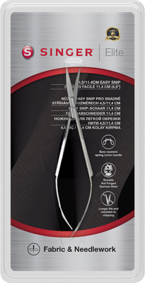 Singer Elite Easy Snip gebogen borduurschaar 11,5 cm