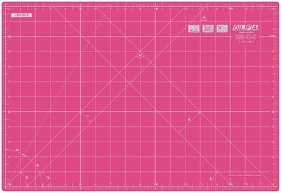 Snijmat Olfa A3 30x45cm pink