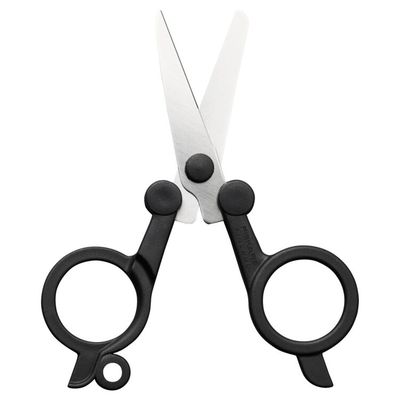 Fiskars plooischaartje 11 cm (airplane cabin safe) black