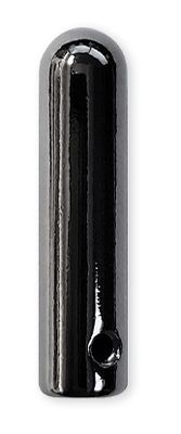 Koordeinden metaal gunmetal grey