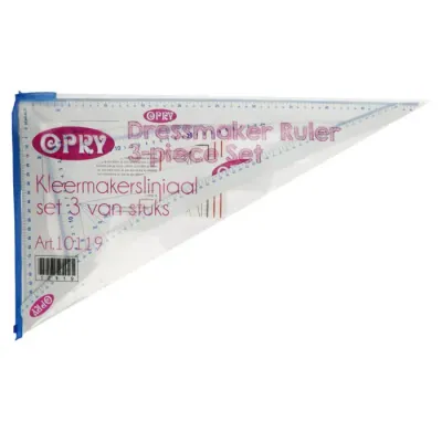 Set van 3 patroonlatten in soepel plastic