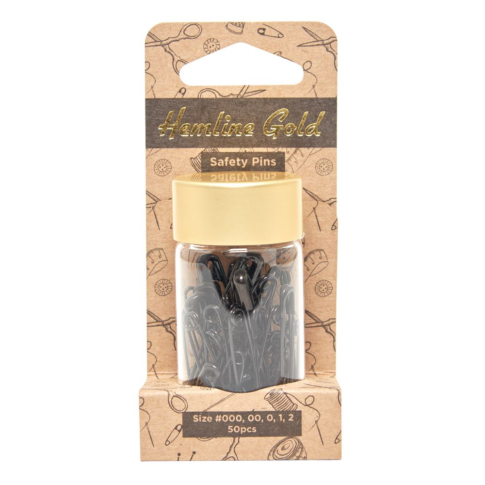 Hemline Gold veiligheidsspelden assortiment