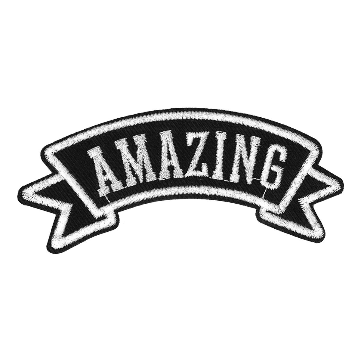 Geborduurde badge "amazing"