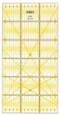 Quilt liniaal 15 x 30cm Olfa