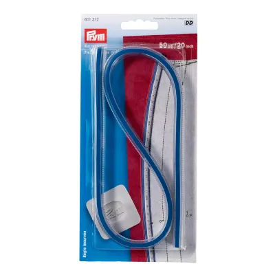 Prym gebogen liniaal flexibel 50cm / 20"