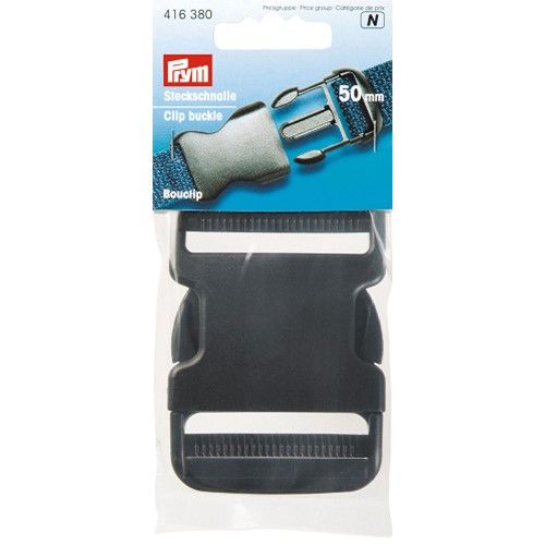 Klik gesp 50 mm zwart