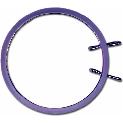 Borduurring metaal 13 cm mauve