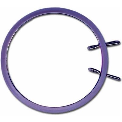Borduurring metaal 13 cm mauve