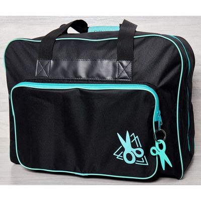 Draagtas naaimachine zwart / turquoise