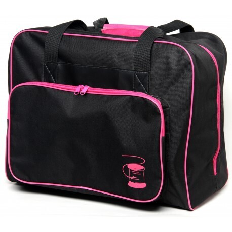 Draagtas naaimachine zwart / fuchsia