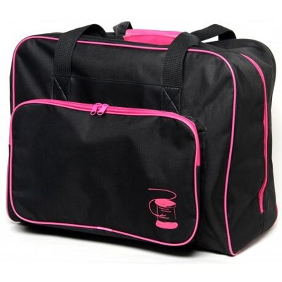 Draagtas naaimachine zwart / fuchsia