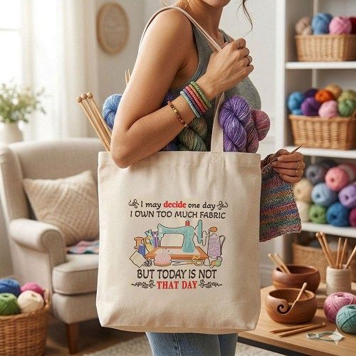 Tote Bag - I own too much fabric