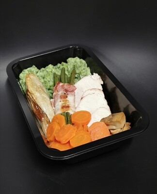 Kalkoenfilet met spinaziepuree