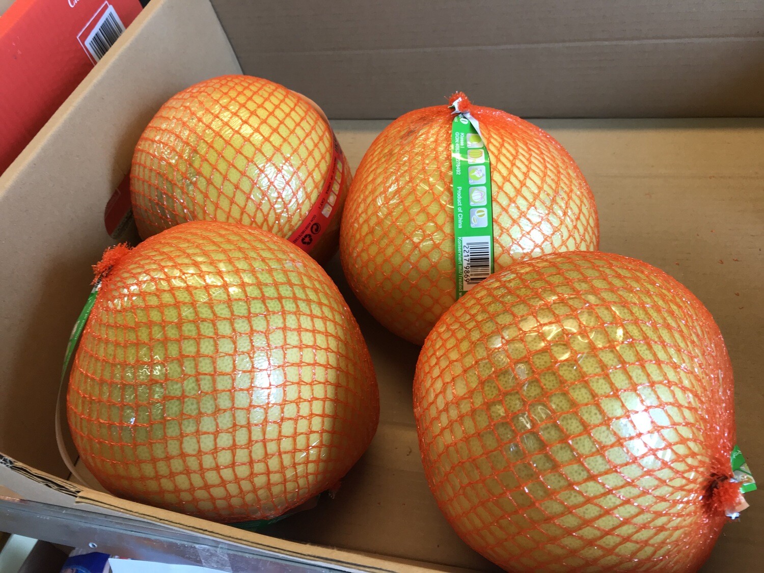 Pomelo rood vruchtvlees