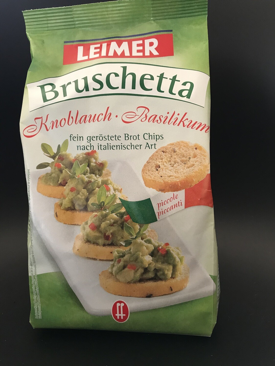 Bruschetta knoflook basilicum