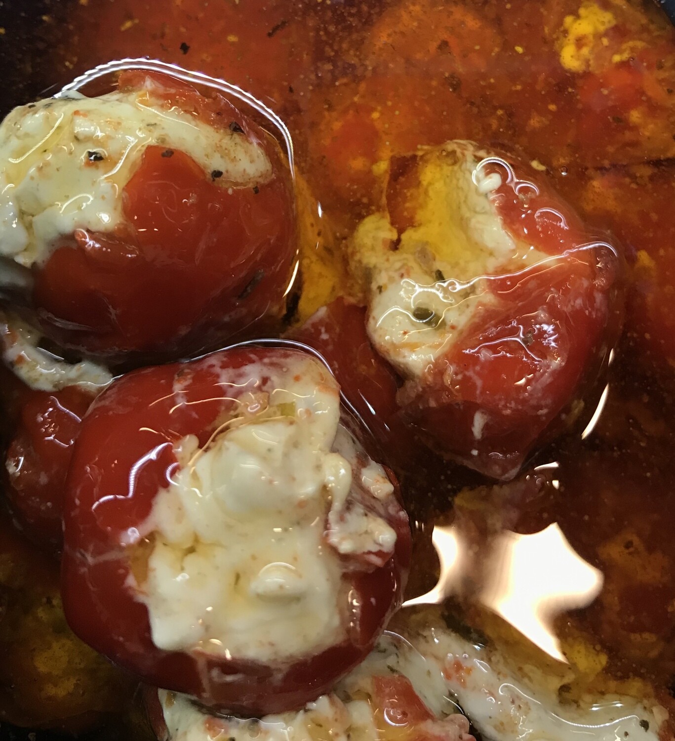 Sweet african peppers gevuld met kaas 150g