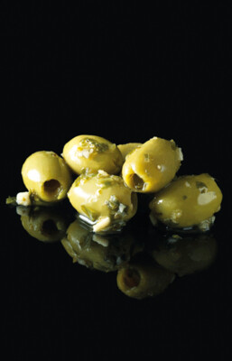 Groene olijven gemarineerd 150g