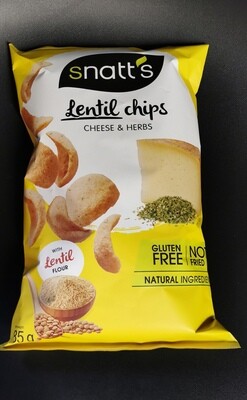 Snatt&#39;s Lentil Chips Kaas en Kruiden