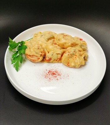 Scampi in rode curry per 100gr