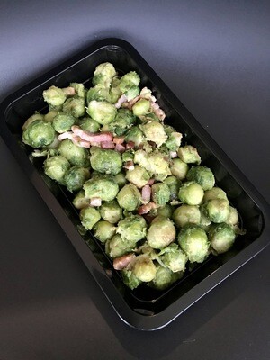 Spruiten bereid met spekjes per 400g