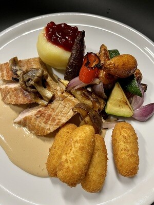 Gevulde parelhoenfilet