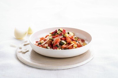 Tomaat - Courgette salade per 100g