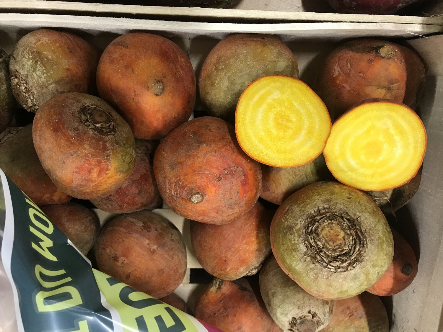 Gele zebra biet per 500gr