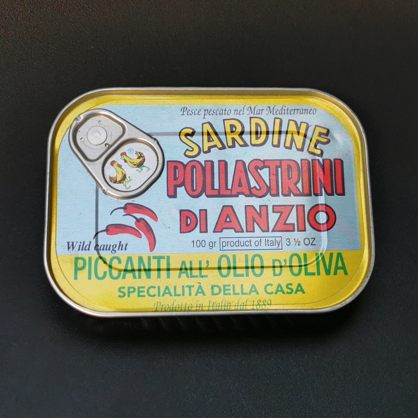 Pollastrini Sardinen Pikant 100g