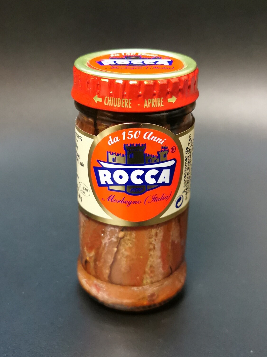 Rocca Ansjovis Filets in olijfolie 100g