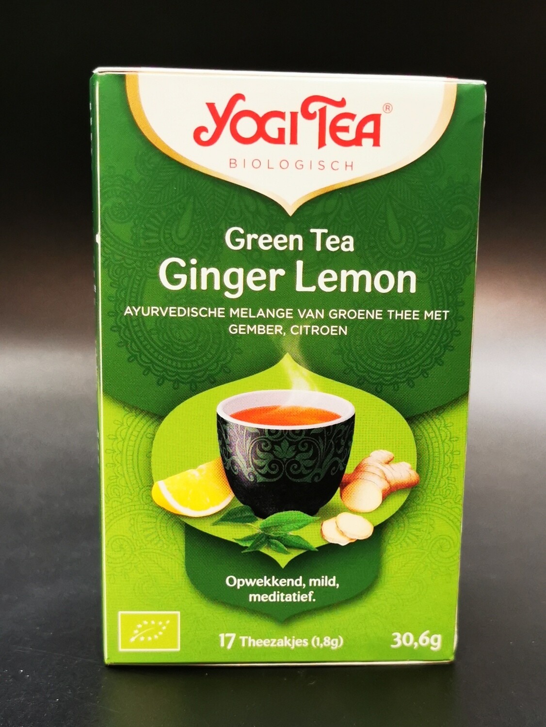 Yogi Tea Green Tea Ginger Lemon 17 builtjes