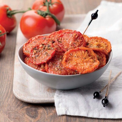 Zongedroogde tomatenschijfjes zonder olie 100g