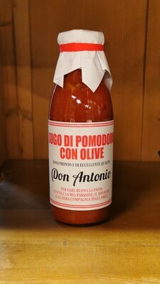 Don Antonio Sugo di Pomodoro con OIive 500g