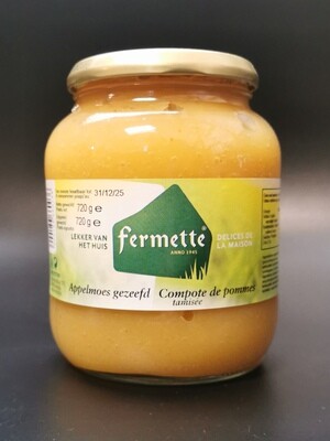 Fermette Appelmoes Gezeefd 720gr