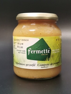 Fermette Appelmoes Gezeefd 360gr