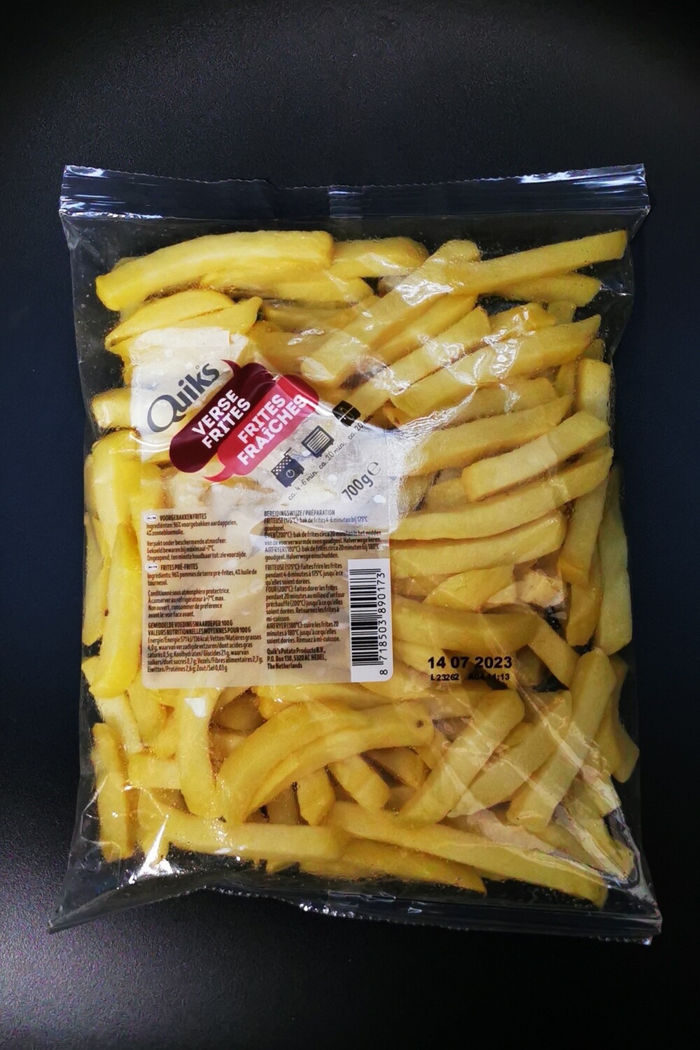 Verse Voorgebakken Fritjes 700g