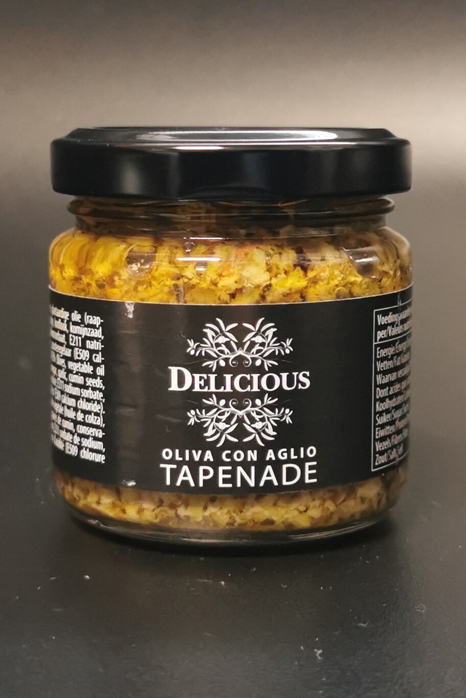 Delicious Tapenade van Groene Olijven met Look 90g