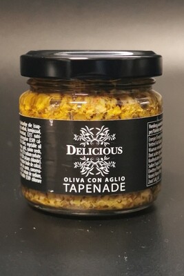 Delicious Tapenade van Groene Olijven met Look 90g