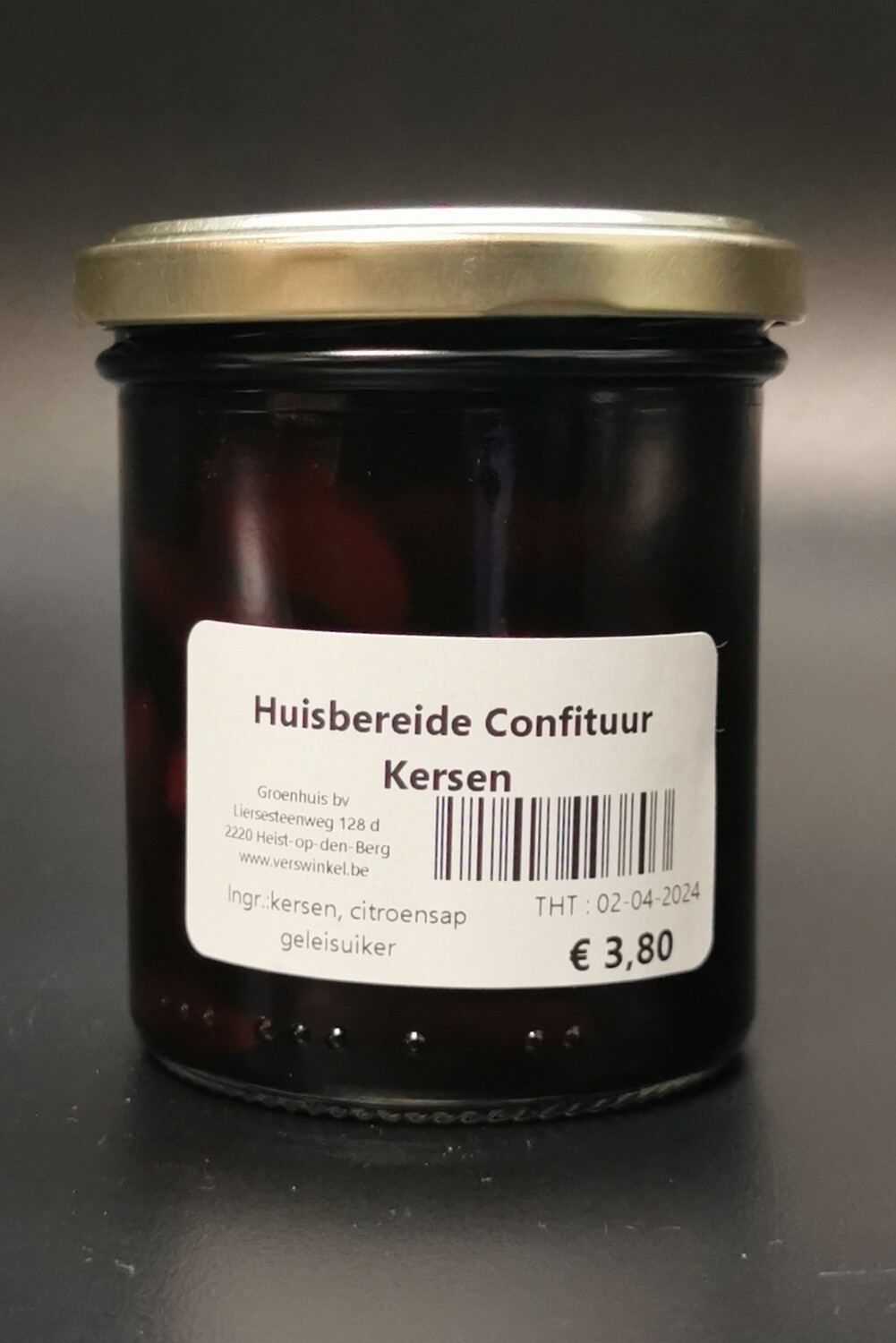 Huisbereide Confituur Kers 240g