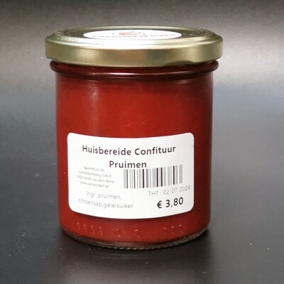 Huisbereide Confituur Pruimen 240g