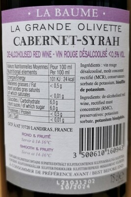 La Grande Olivette Cabarnet Syrah 75cl
